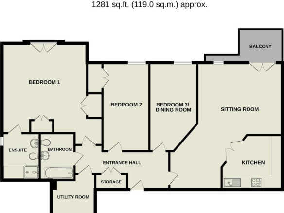 Apartment 2- Bradford Road, Menston